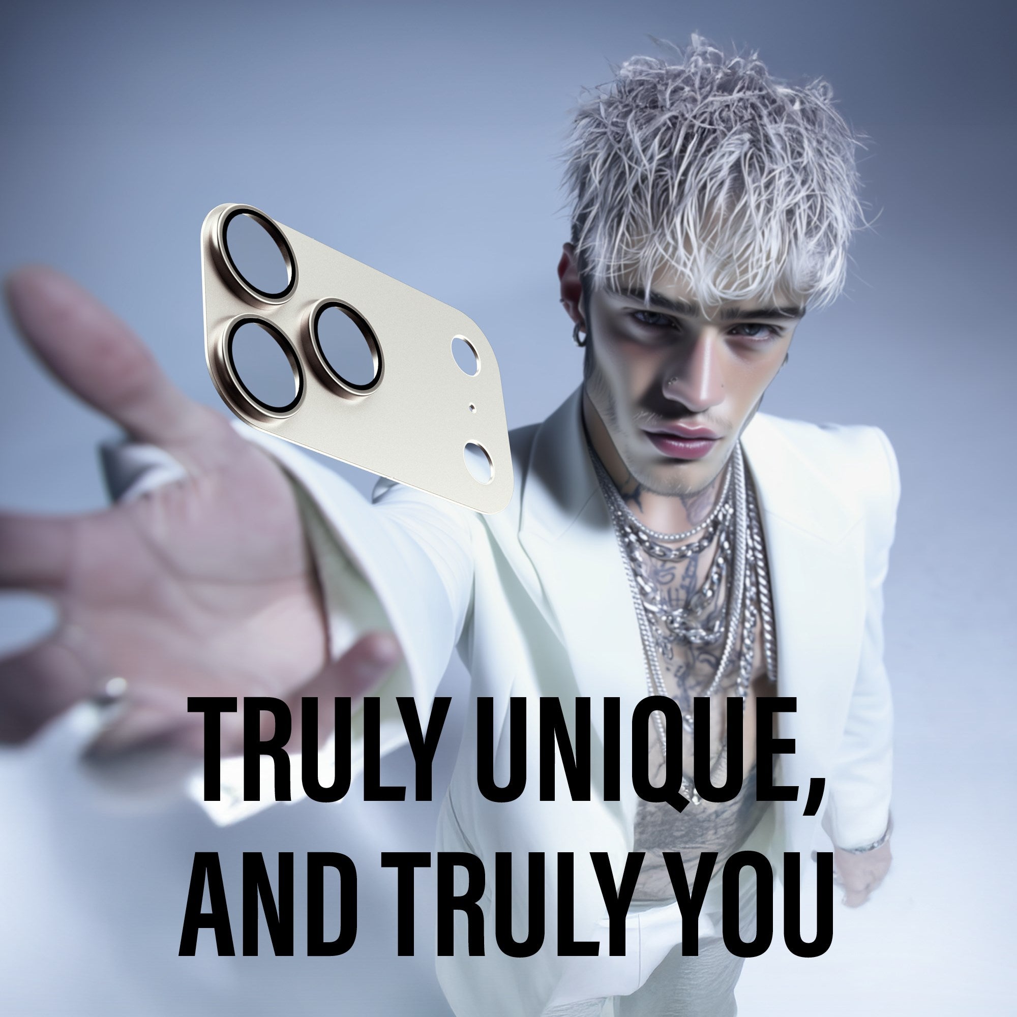 PanzerGlass® Fender Kameraschutz Tiefblau iPhone 17 Pro